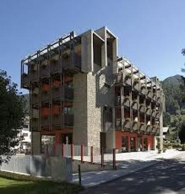 Italský hotel Meuble Ambrosini v zimě